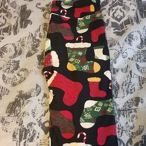 One size lularoe Christmas leggings
